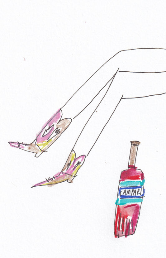 SPRITZ COWGIRL: Campari spritz