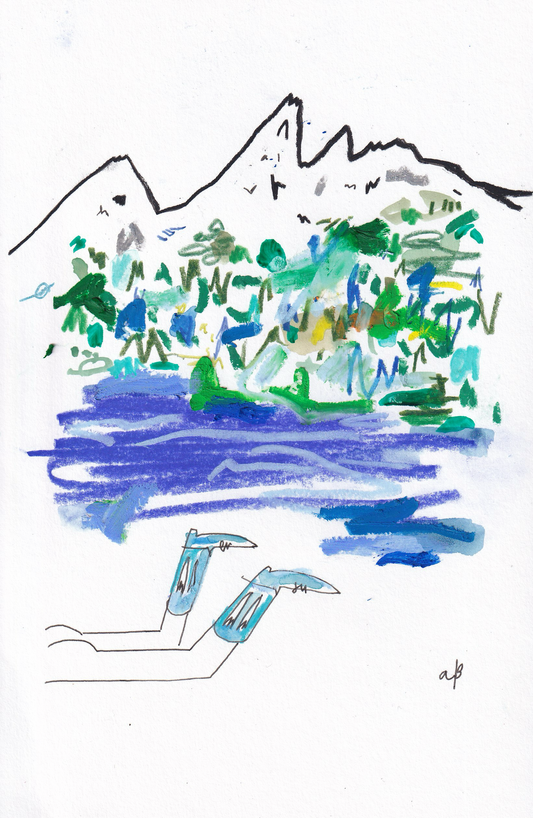Blue Cowgirl: Tetons